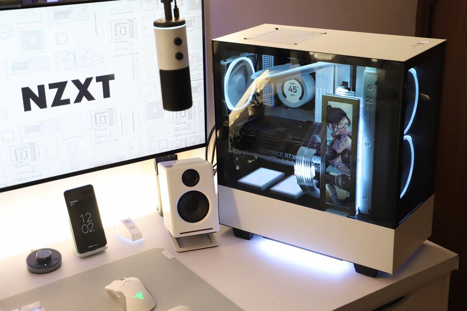 自作PC紹介】NZXTで揃えたシンプルな白PC！RTX3090